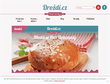 Tablet Screenshot of drozdi.cz